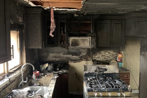 Fire Damage Kitchen